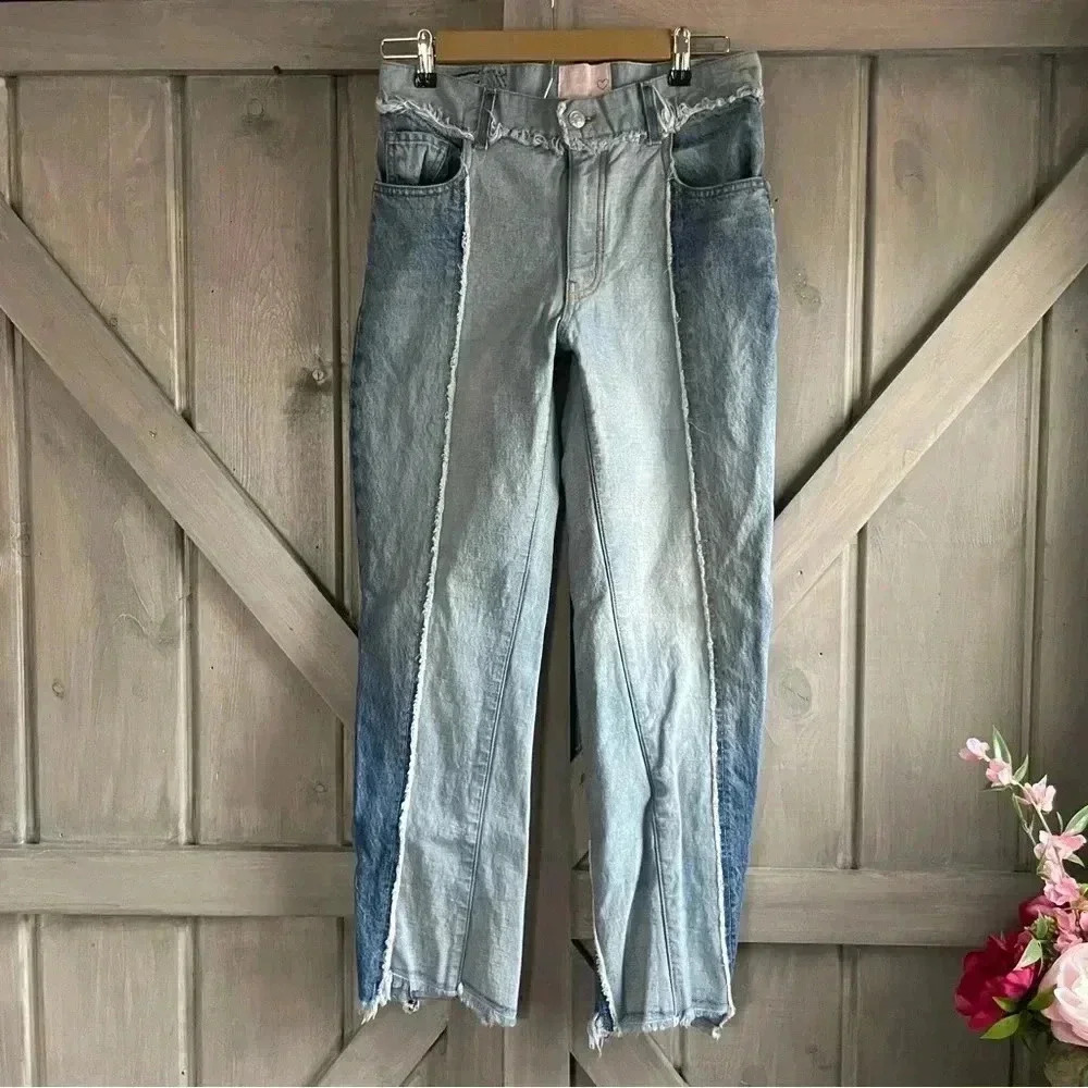 Revice Split Denim Boyfriend Fit made in LA USA size 27